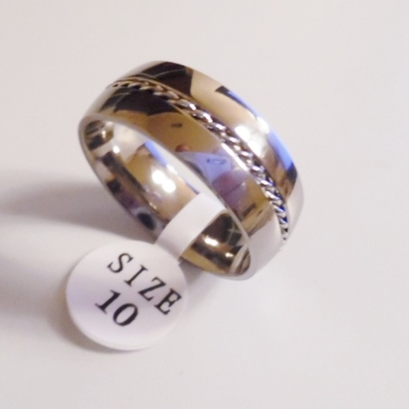 spikes Other - SPIKES TITANIUM ETERNITY ROPE TWIST BAND SZ 10